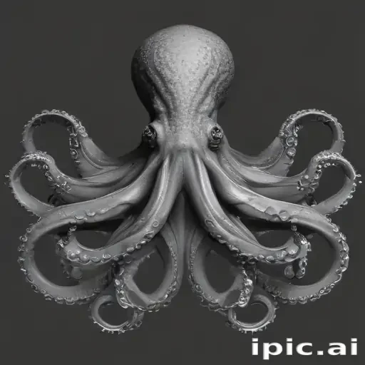 octopus clip art black and white