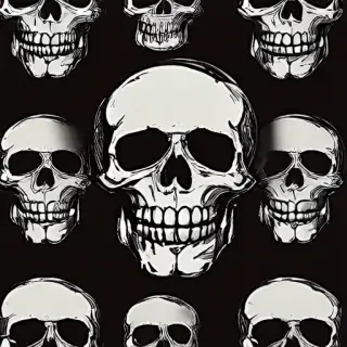 skull wallpaper iphone