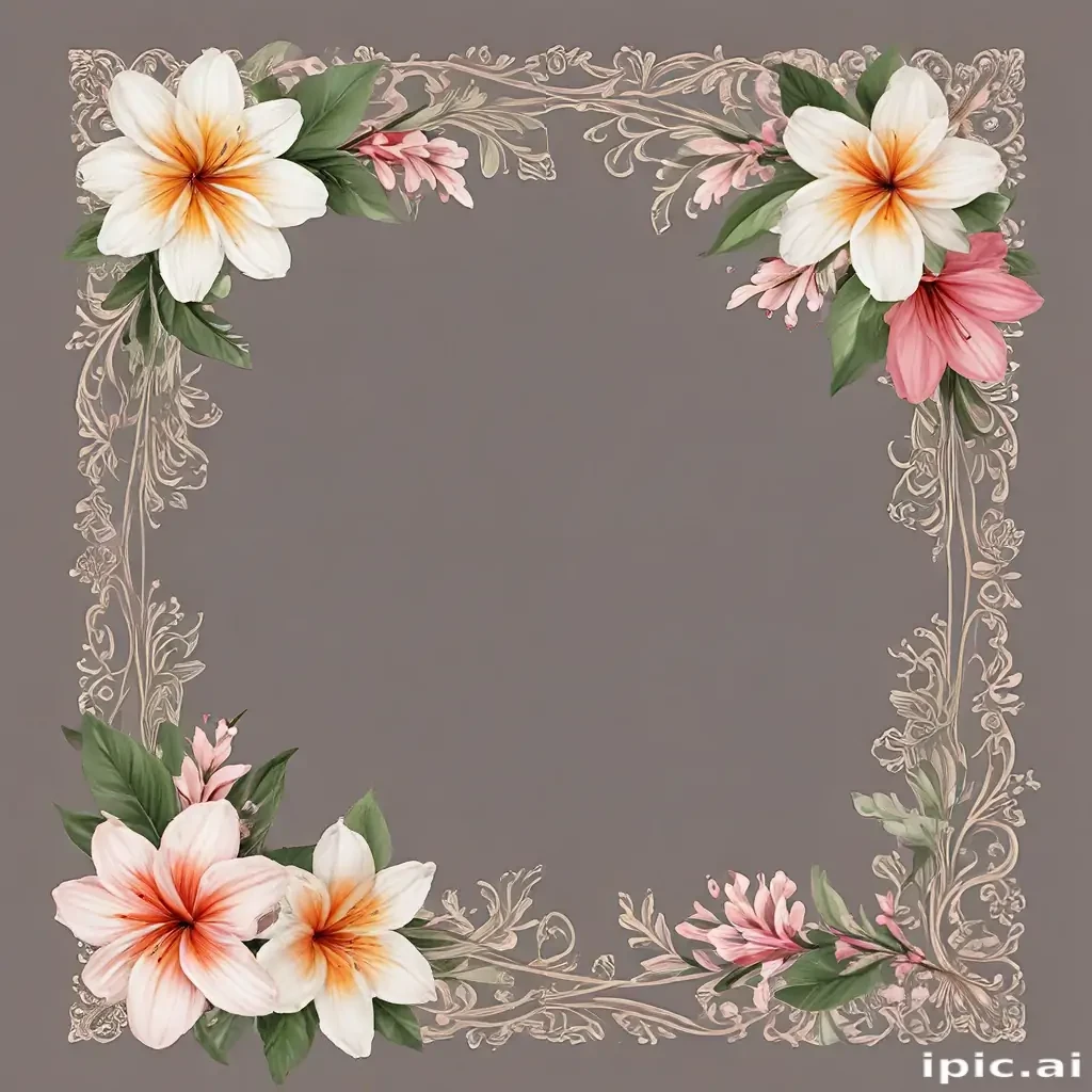 png border flower
