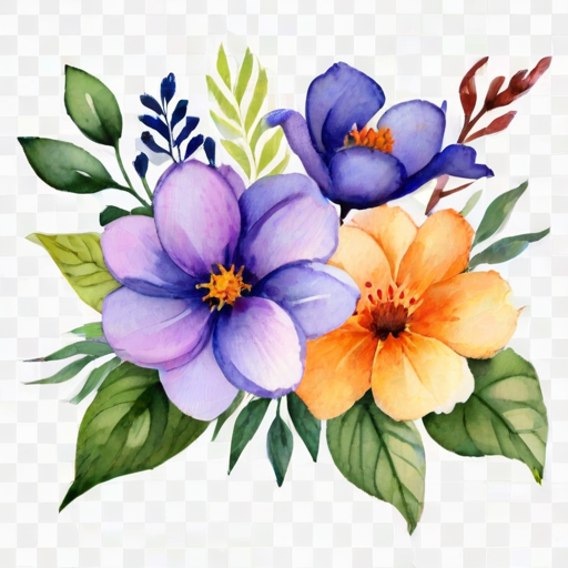 watercolor flowers png