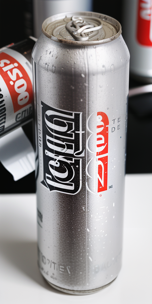 diet coke in a can