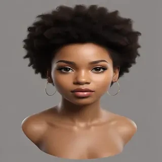 afro png