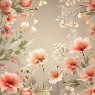 light floral background