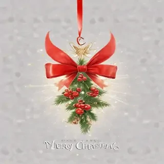 transparent merry christmas