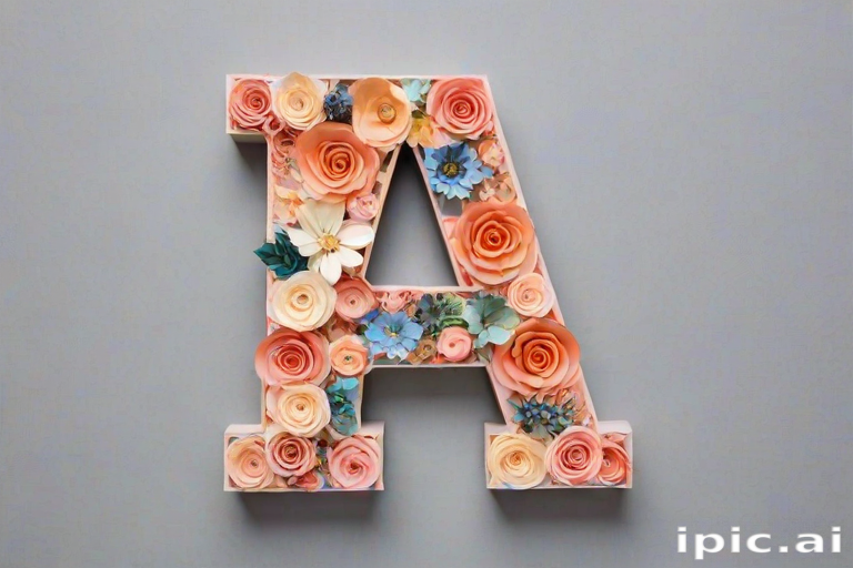 floral letters