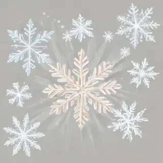 snow flakes png