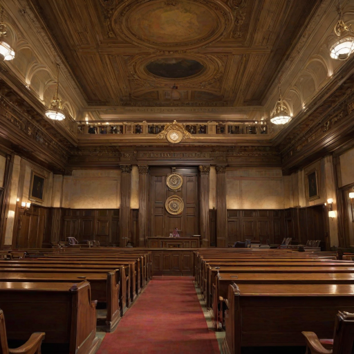 court room background