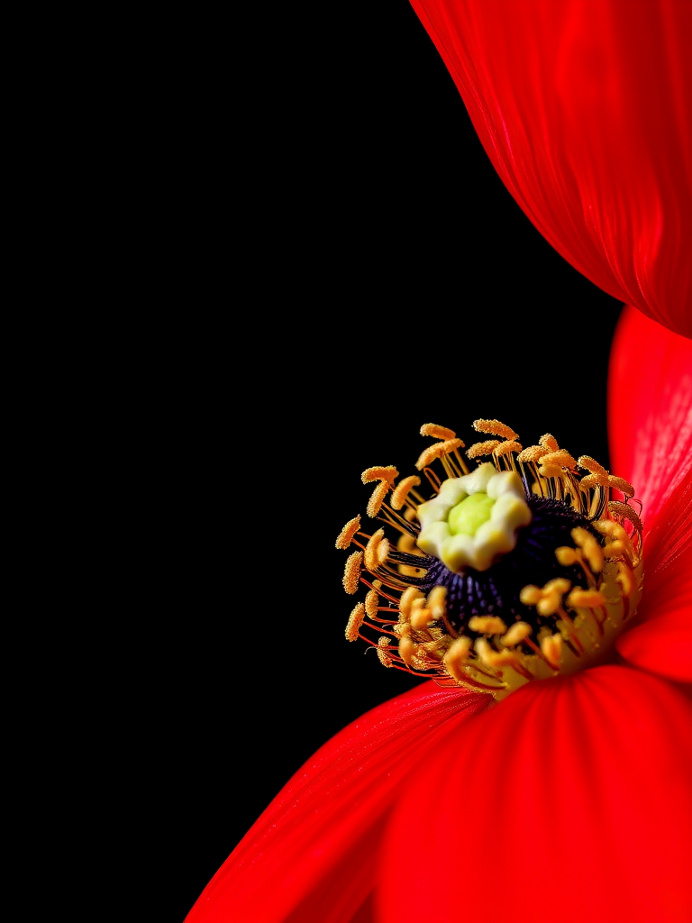 close-up of two vibrant red anemone flowers on a black background, aperture f/2.8, shutter speed 1/200 sec, ISO 100, macro lens, DSLR camera, natural lighting