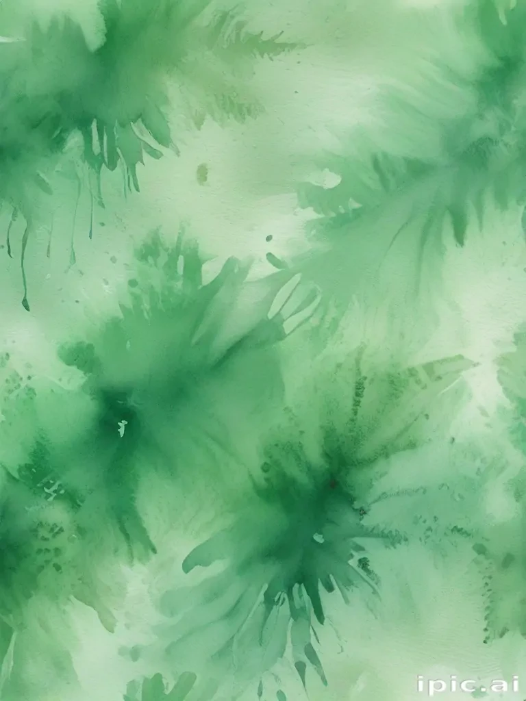watercolor green background