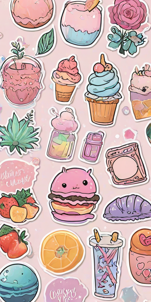 aesthetic stickers printable