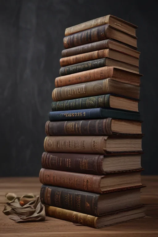 book stack png