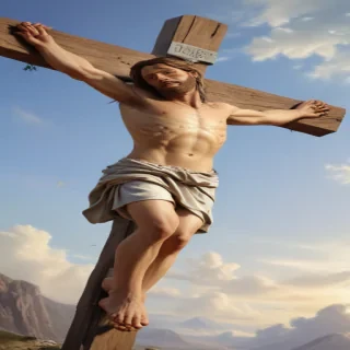 jesus on the cross clipart