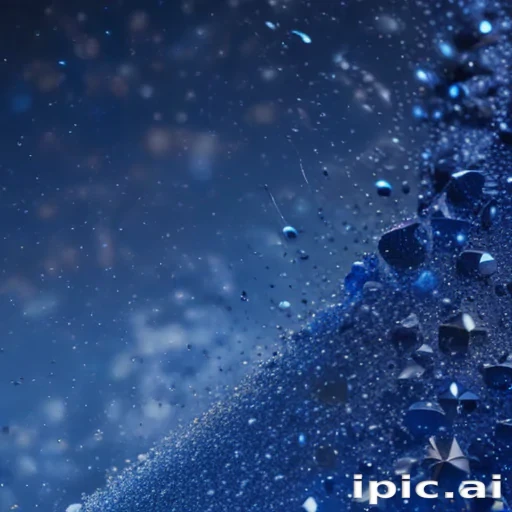 blue glitter background