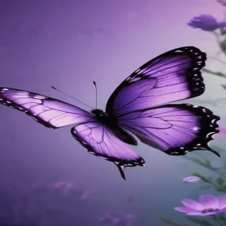purple butterfly wallpaper aesthetic