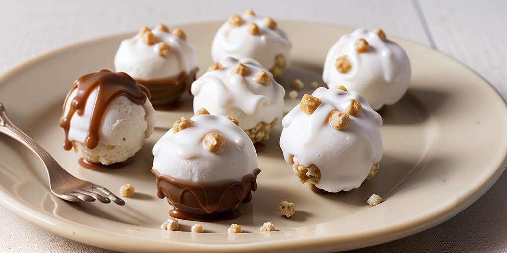 rice krispie marshmallow caramel balls