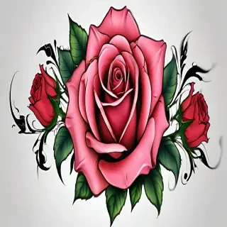 rose tattoo png