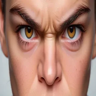 angry face