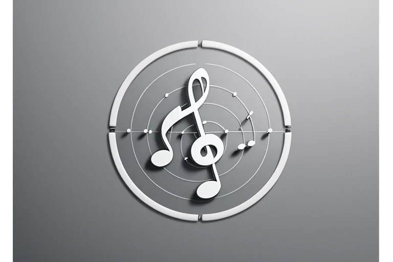 transparent music note
