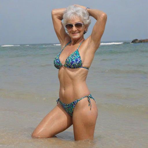 hot granny bikini