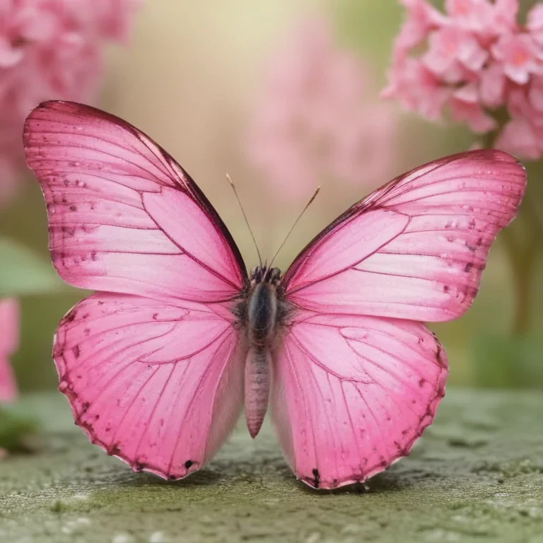 cute pink butterfly wallpaper