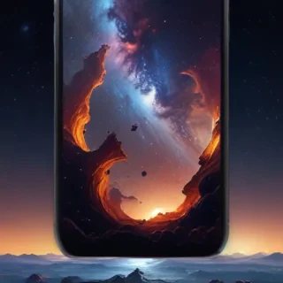 iphone wallpaper space