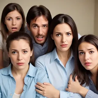 free pictures upset family