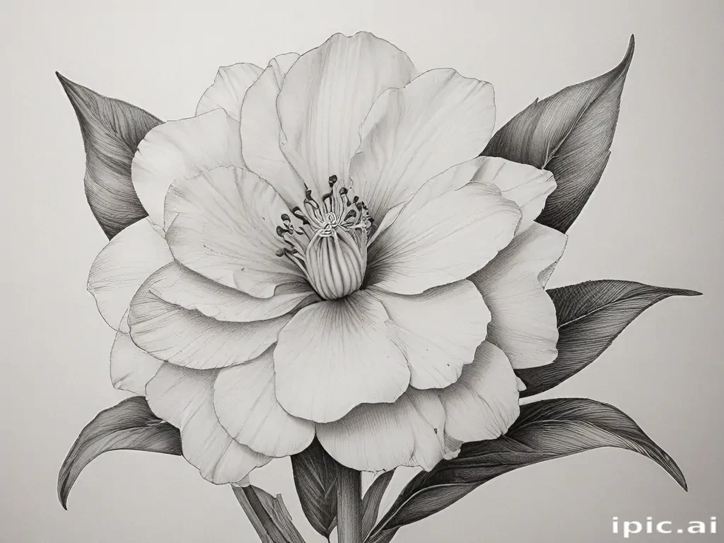 flower drawings pencil