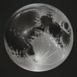 moon frawing