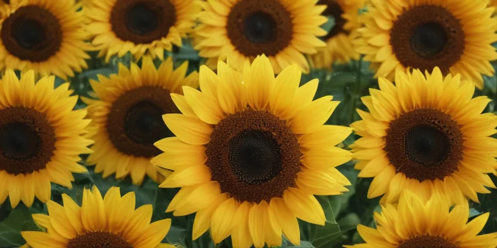 aesthetic sunflower background