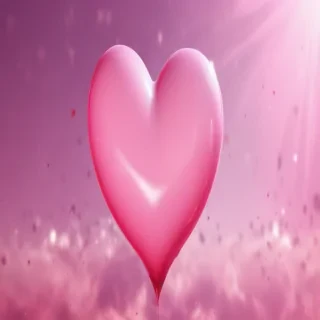 background pink heart