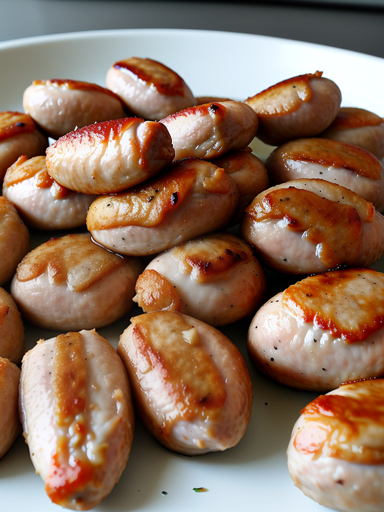 how to air fry chicken sausage