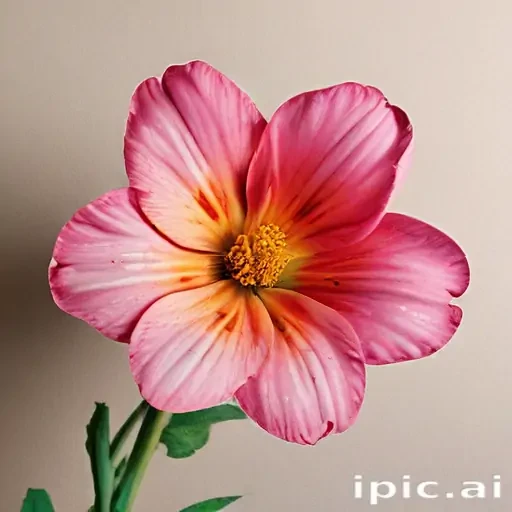 flower drawing with color