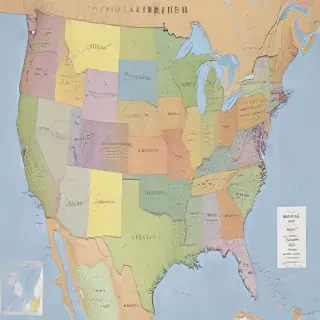 map of the united states of america