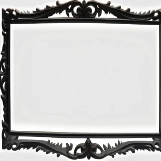 black frame transparent