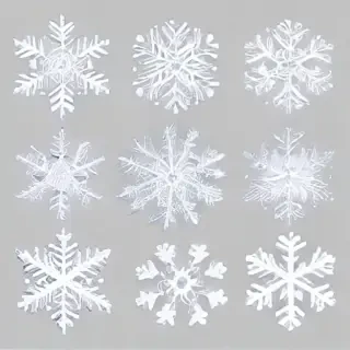 transparent snowflakes png
