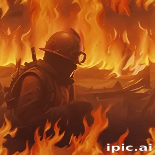 background on fire