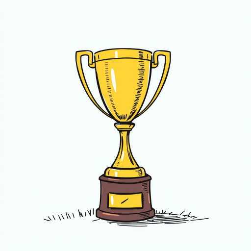 trophy drawing
