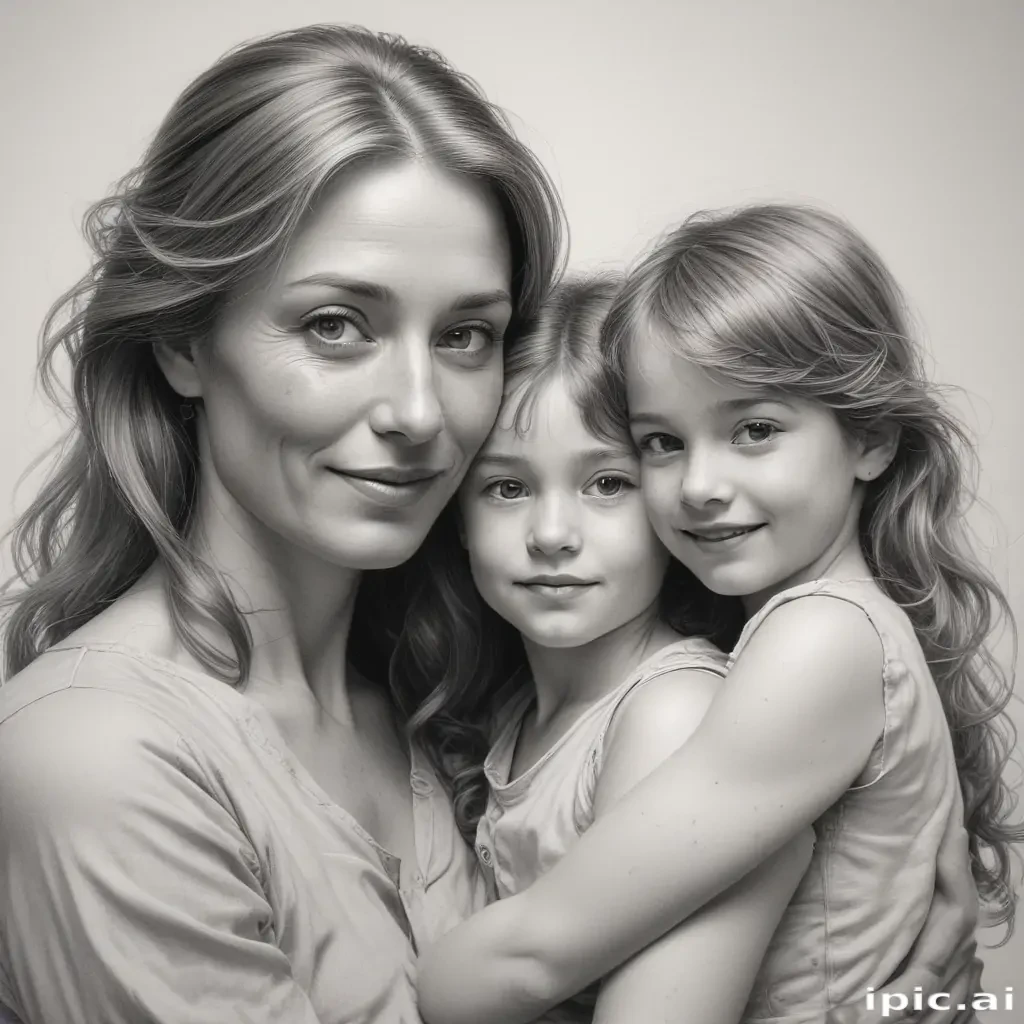 drawings of family