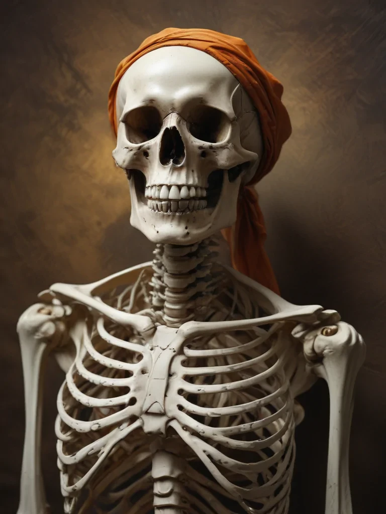 skeleton background