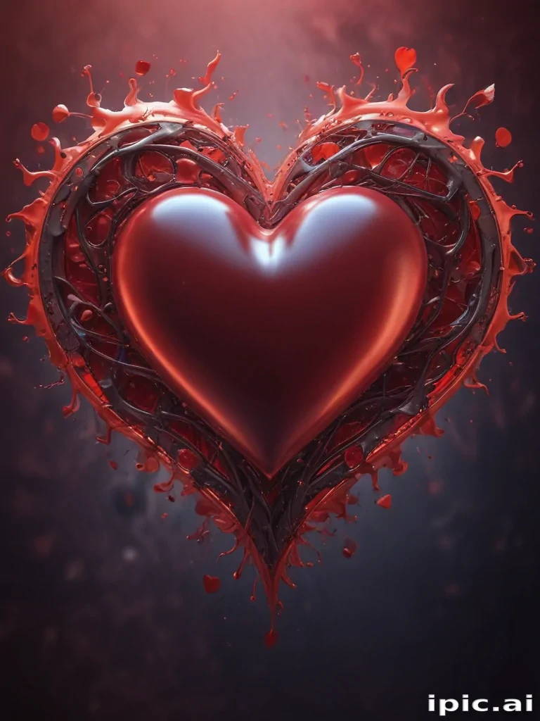 heart background aesthetic