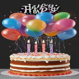 happy birthday transparent