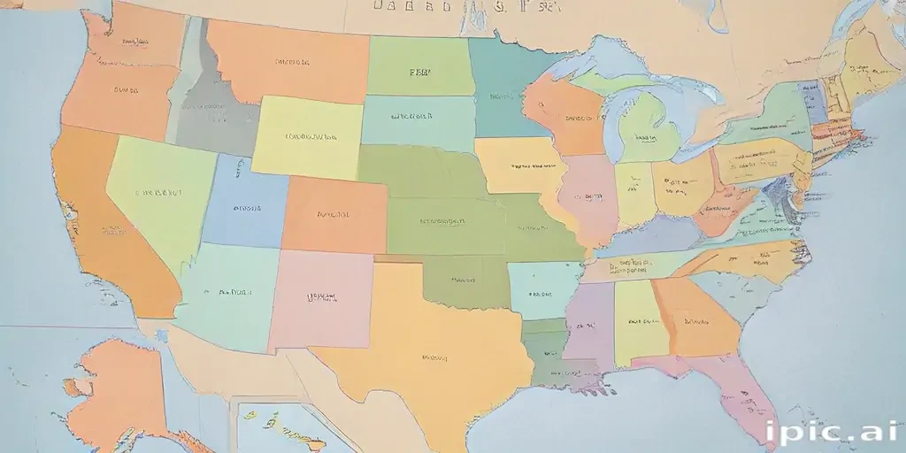 map of the usa states