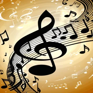 notes music background
