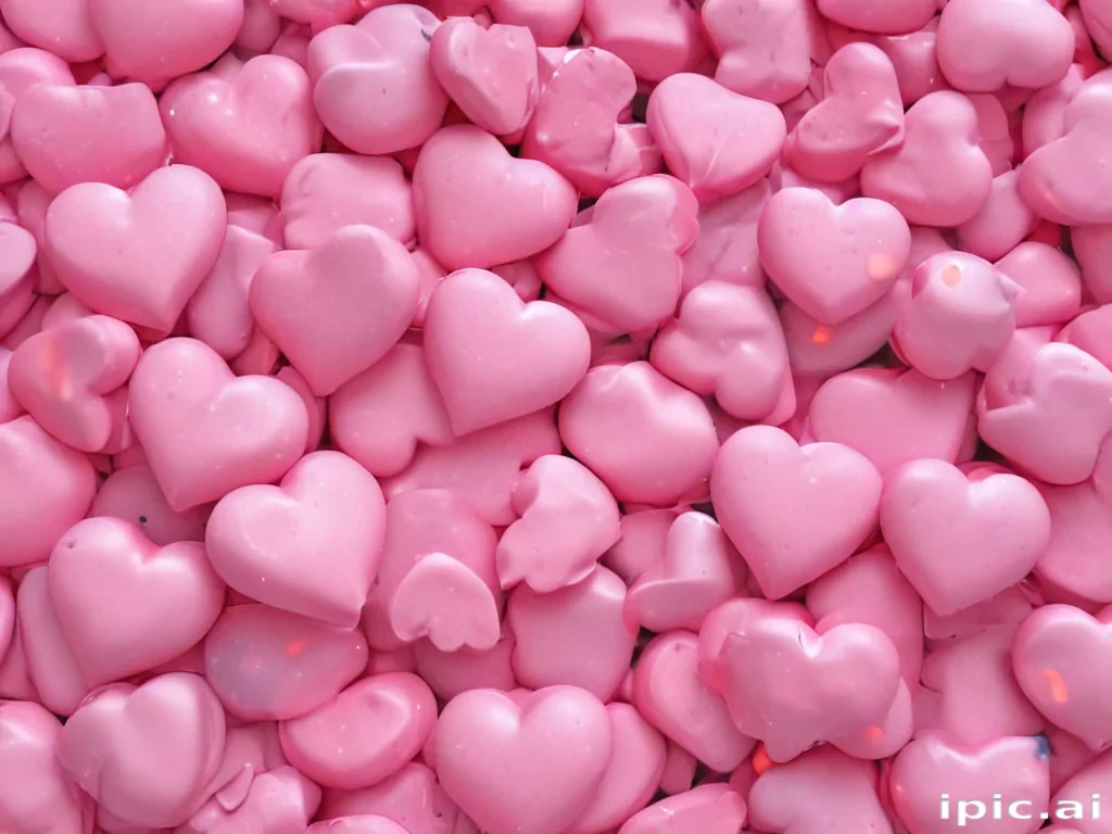pink hearts background