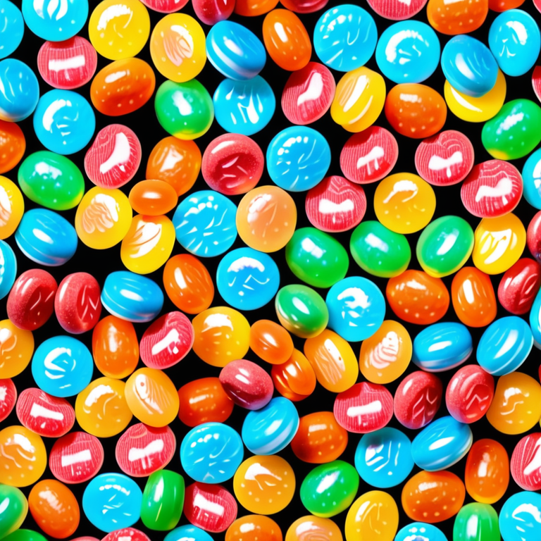 does freeze dried candy have less calories