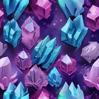 crystals background