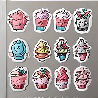 aesthetic printable stickers