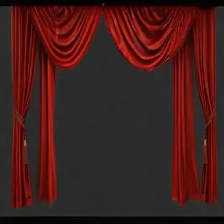 red curtain png