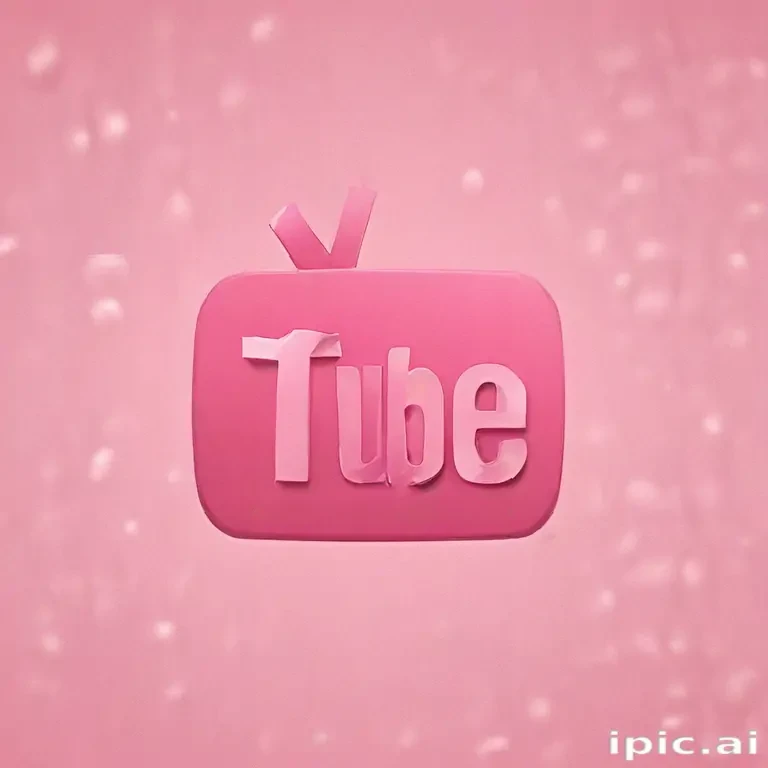 pink youtube logo