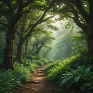 greenery background aesthetic